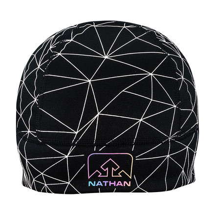 Nathan HyperNight Reflective Pony Tail Beanie, Galaxy Nova Black, OSFM, NS1191-0481-00