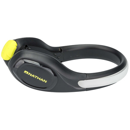 Nathan LightSpur RX Foot Light-Black/Safety Yellow