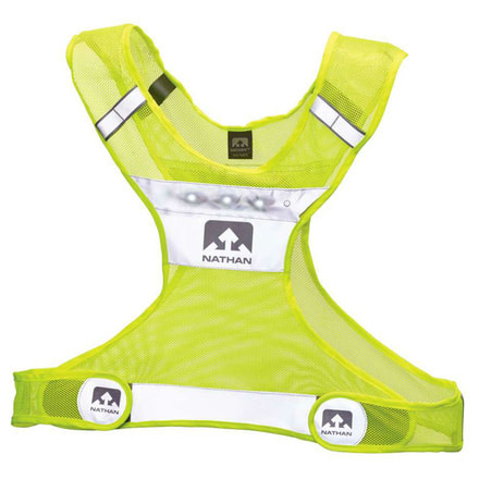 Nathan LightStreak Reflective Vest-Safety Yellow-L/XL