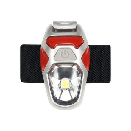 Nathan Orion Strobe Light-Fiery Red/Silver