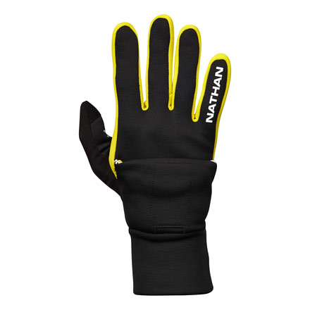 Nathan Ranger Convertible Mitt-Black/Cyber Yellow-Large