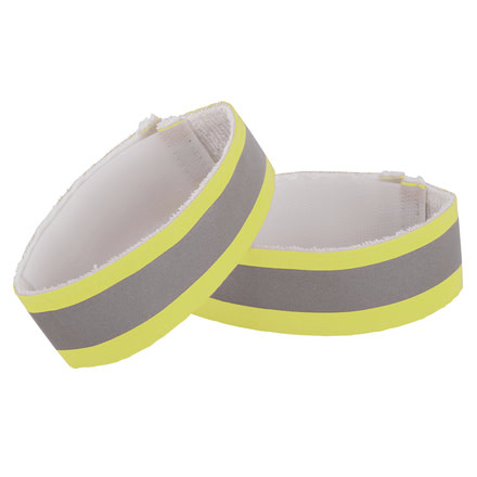 Nathan Reflective Ankleband Pair, Hi-Viz Yellow, NS2020-0119-00