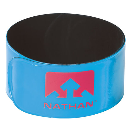 Nathan Reflex Reflective Snap Bands 2-Pack, Atomic Blue, OSFM NS1013-0006-00