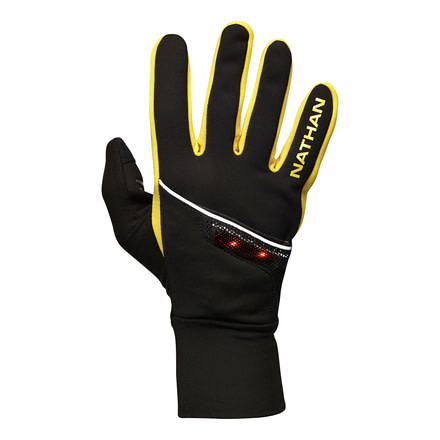 Nathan TransWarmer Convertible Glove/Mitt-Black/Cyber Yellow-Medium