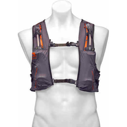 Nathan VaporKrar Race Vest - 4L-Steel Grey-XS
