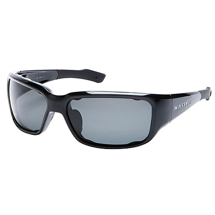 Native Eyewear Bolder Sunglasses, Iron Frame, Gray Lens, Polarized, 138 300 502