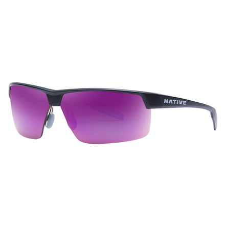 Native Eyewear Hardtop Ultra XP, Matte Black Frame, Violet Reflex Lens, 182 302 531