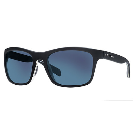 Native Eyewear Penrose Sunglasses,Asphalt/Crystal/Crystal Frame,Blue Reflex Gray Lens,Polarized,179 907 526