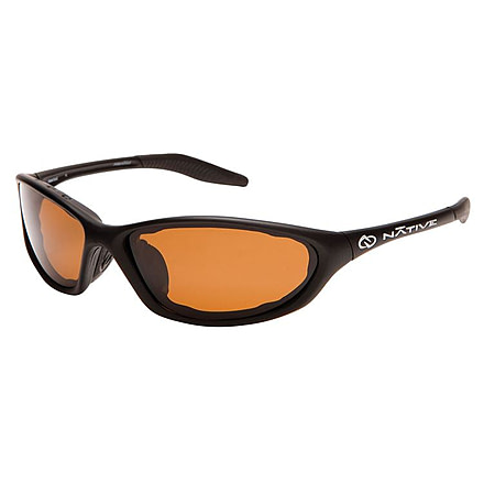 Native Eyewear Silencer Sunglasses, Asphalt Frame, Brown Lens, Polarized, 115 302 515