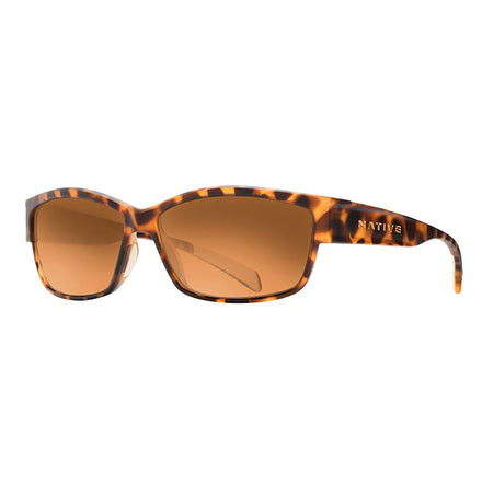 Native Eyewear Toolah Sunglasses, Desert Tort Frame, Bronze Reflex Lens, Polarized, 174 312 527
