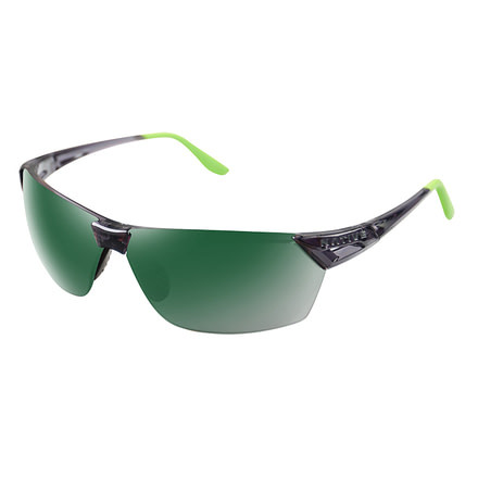 Native Eyewear Vigor AF, Dark Crystal / Green Frame, Green Reflex Lens, 194 929 529