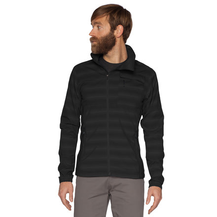 Nau Lightbeam Jacket - Men's-Caviar Stripe-Small