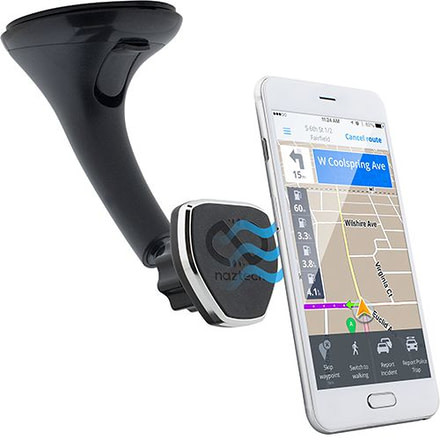 Naztech MagBuddy Windshield Mount, Black, Black, 1 Year Limited Warranty, NAZ-35750