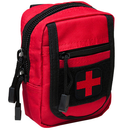 NcSTAR Compact Trauma Kit 1, Red, C1RTK1R-A