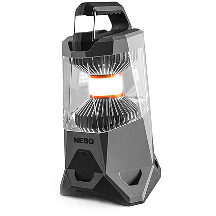 Nebo Galileo Powerful Lantern and Power Bank, 1000 Lumens, Gray, NEB-LTN-0004