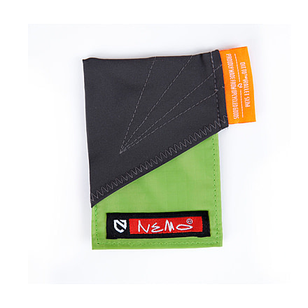 NEMO Equipment Ditto Slim Wallet Upcycled, Green, 811666030474