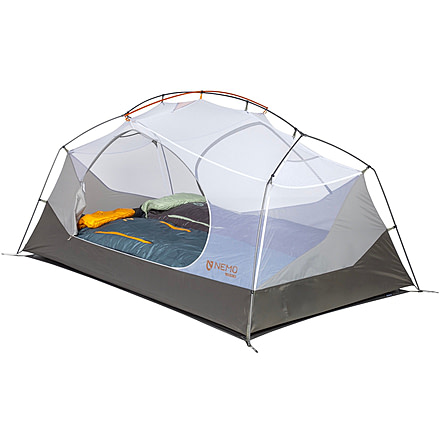 NEMO Equipment 2025 Aurora Tent and Footprint, Fog / Smokey Olive, 2P, 811666036322