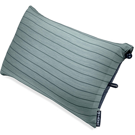 NEMO Equipment 2025 Fillo Wide Camping Pillow, Silt Stripe, Wide, 811666036087
