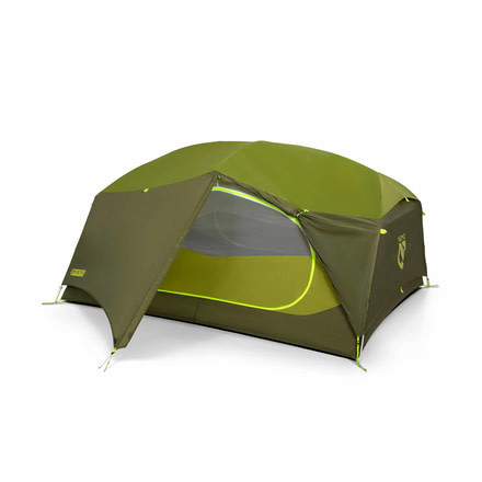 NEMO Equipment Aurora Tent and Footprint - 3 Person, Nova Green, 811666032195