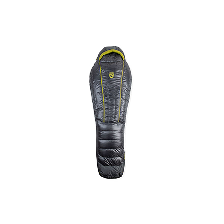 NEMO Equipment Coda 10/20 Endless Promise Sleeping Bag, Goodnight Gray, Short, 811666034090