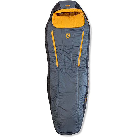 NEMO Equipment Forte Endless Promise 35F Sleeping Bag - Men's, Fortress / Mango, Regular, 811666035134