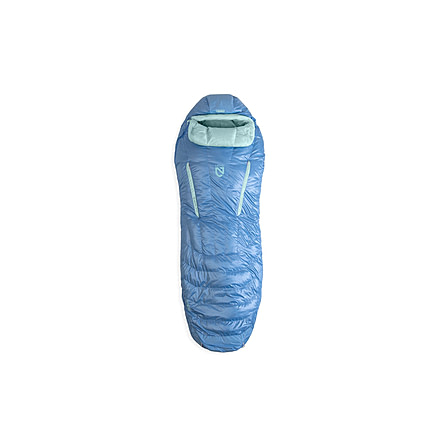 NEMO Equipment Riff Endless Promise Sleeping Bag - Womens, 30 F, Azure, Regular, 811666035622