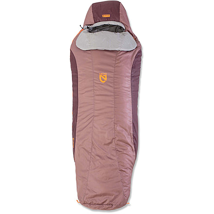 NEMO Equipment 2023 Tempo 35F Sleeping Bag - Women's, Twilight Mauve / Paloma Gray, Regular, 811666035516