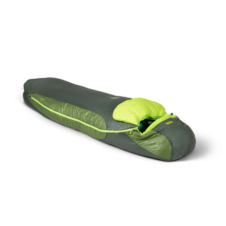 NEMO Equipment Tempo 35 Sleeping Bag - Mens, Sapling/Dark Timber, Long, Left Zip, 811666030764