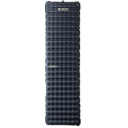 NEMO Equipment Tensor Extreme Conditions Sleeping Pad, Black/Birch Bud/Citron, Regular, 811666035028