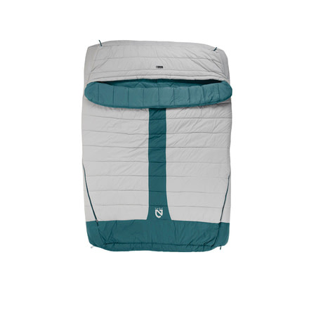 NEMO Equipment Jazz Duo Sleeping Bag, Aluminum/Wave 814041018562