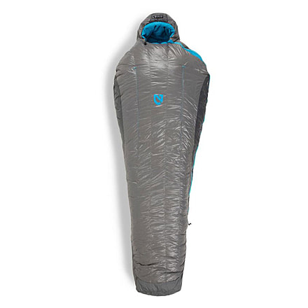 NEMO Equipment Kayu Down Mummy Bag 30 Degree, Carbon/Blue Flame, Regular, 811666030108