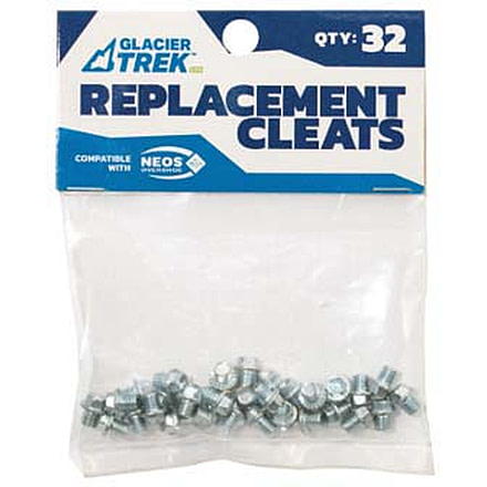 Neos Glacier Trek Stainless Cleats, Black, GSRCSLV