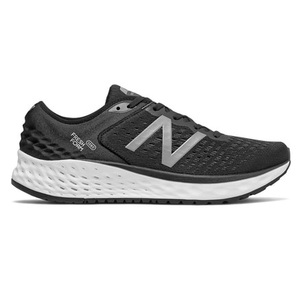 New Balance Fresh Foam 1080v9 Road Running Shoes - Men's, Black/White, Standard, 10.5 US, M1080BK9 D 105