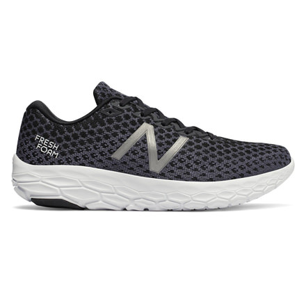 New Balance Fresh Foam Beacon Road Running Shoes - Men's, Black/Magnet/White, Standard, 10 US, MBECNBK D 10