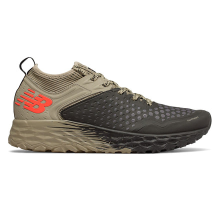 New Balance Fresh Foam Hierro v4 Trail Running Shoes - Men's, Black/Trench, Standard, 8.5 US, MTHIERB4 D 085