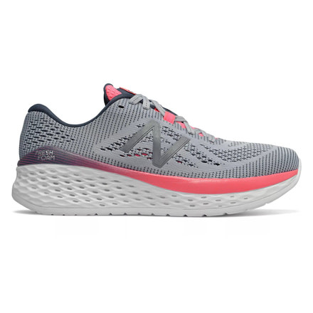 New Balance Fresh Foam More - Womens, Light Cyclone/Reflection/Guava, 7.5 US, WMORGC B 075