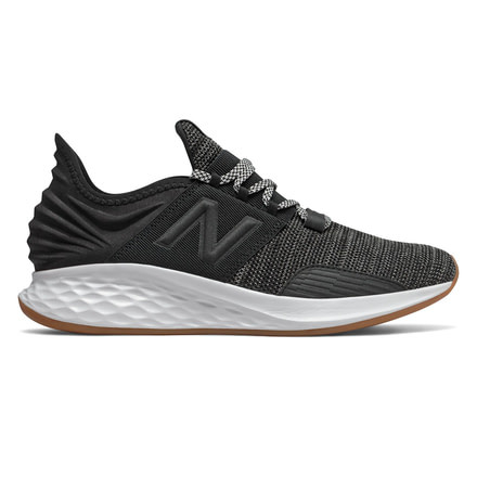 New Balance Fresh Foam Roav Knit Road Running Shoes - Mens, Black/Summer Fog, Medium, 11.5 US, MROAVKB D 115