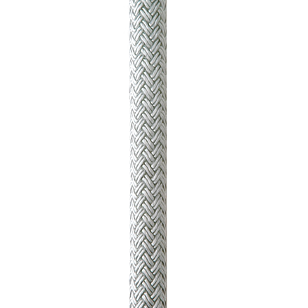 New England Ropes 3/8" x 15' Nylon Double Braid Dock Line - White 76547