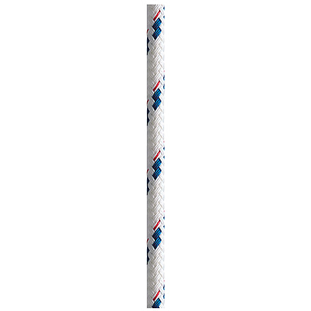 New England Ropes 5/16&quot; x 600' Sta-Set Polyester Cover with Polyester Braided Core - Blue Fleck 79501