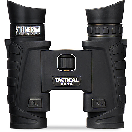 Steiner 8x24 T24 Tactical Binoculars, Charcoal 6502