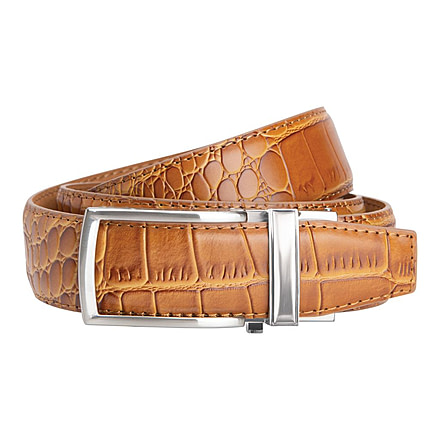 Nexbelt Alligator Belt, Tan, Up to 50" Waist, PCA2128