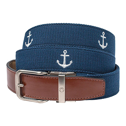 Nexbelt Embroidered Belt, Anchor, Up to 50" Waist, CEP4894