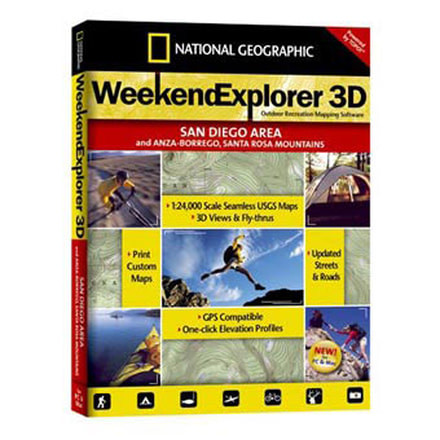 Ngwe 3d -san Diego,anza Borego, National Geographic, Publisher - National Geographic