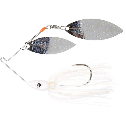 Nichols Lures Pulsator Metal Flake Spinnerbait, Blue Shad Nickel Blue, 1/2oz, 47-12