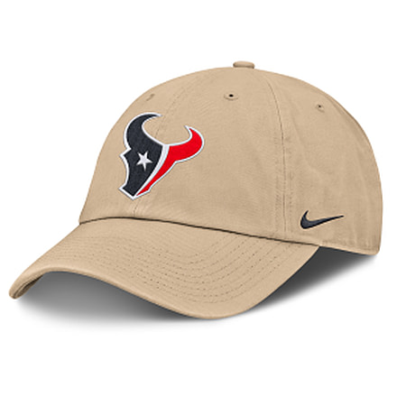 Nike Houston Texans Club Nike Mens NFL Adjustable Hat in Brown NF022FF9H-M03, Brown, M/L, male, 1015791915-00198909092698