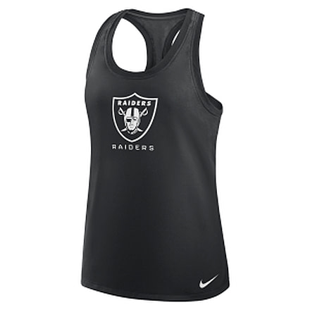 Nike Las Vegas Raiders Hurry Up Nike Womens Dri-FIT NFL Racerback Tank Top in Black 03E100A8D-LWB, Black, S, female, 1015971983-00198986538867