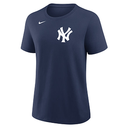 Nike New York Yankees Wordmark Nike Womens MLB T-Shirt in Blue 01K944BNK-M3X, Blue, 2XL, female, 1015982646-00199137063825