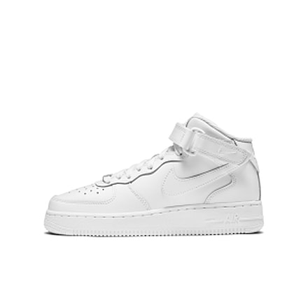 Nike Nike Air Force 1 Mid LE Big Kids Shoes in White DH2933-111, White, 4.5Y, unisex, 13144320-00194954230221