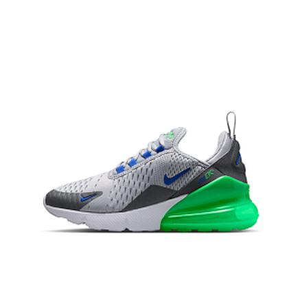 Nike Nike Air Max 270 Big Kids Shoes in Grey 943345-051, Grey, 3.5Y, unisex, 1015931272-00198960258187