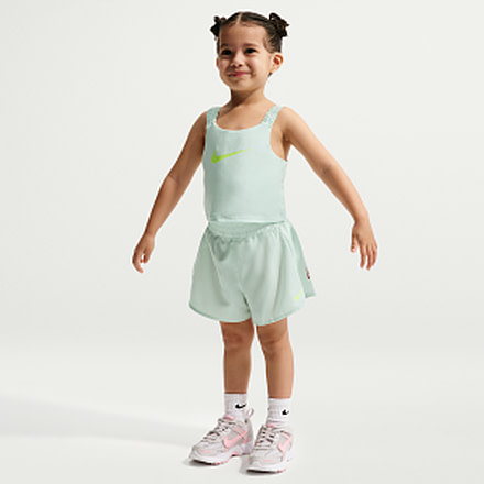 Nike Nike Bold Play Toddler Dri-FIT Tank Top and Shorts Set in Green 26N909-E8U, Green, 4T, female, 1016005463-00199012504177